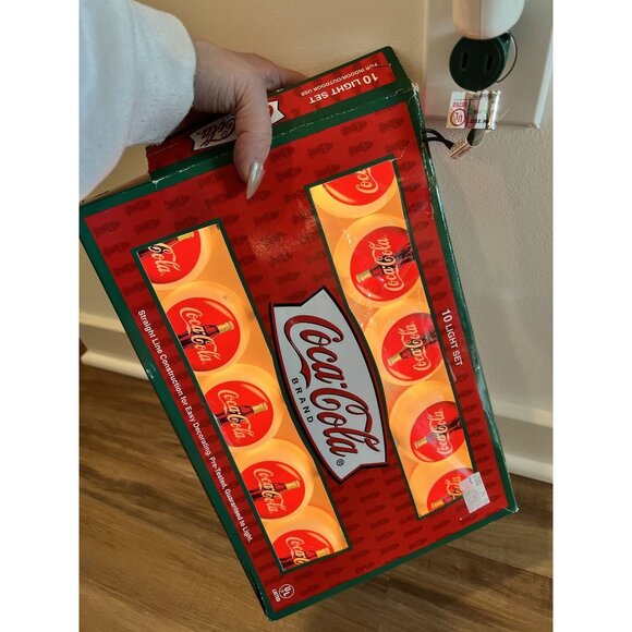Coca Cola Other - Coca Cola string lights In BOX - Tested - See photos Vintage